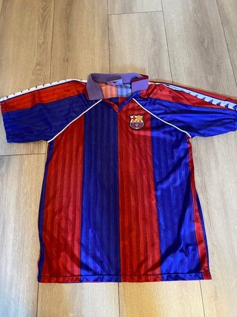 FC Barcelona shirt – Koeman #4 - Camp Nou – Roger’s licensed, Maat L, Ophalen, Gebruikt, Shirt