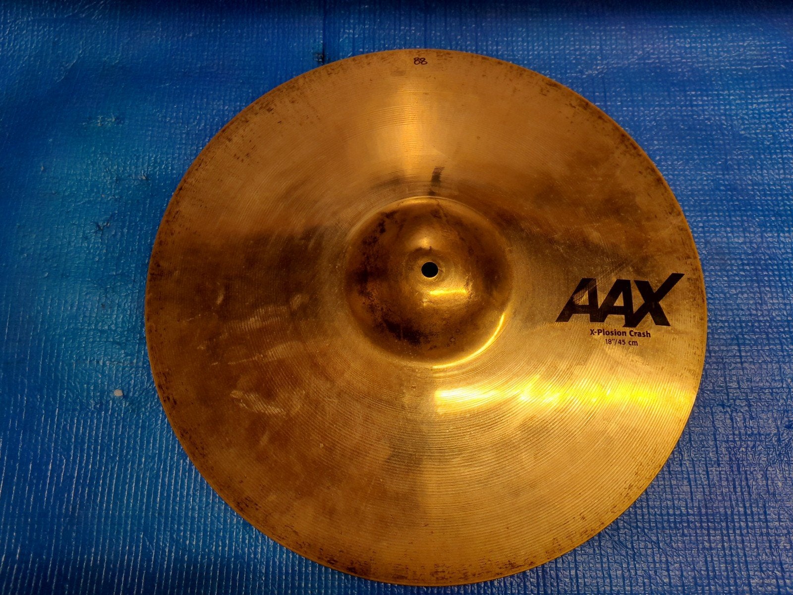 Sabian 18" AAX Xplosion Crash bekken cymbal bekkens, Ophalen of Verzenden, Zo goed als nieuw, Akoestische basgitaar