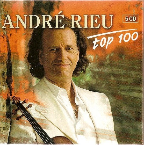 André Rieu - Top 100 (5 CD Boxset), Boxset, Ophalen of Verzenden, Zo goed als nieuw, Inclusief doosje