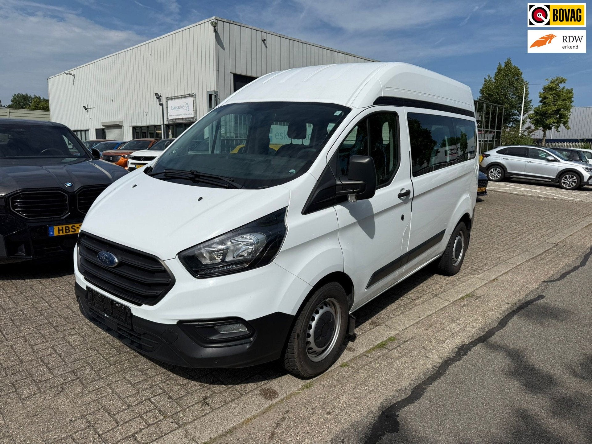 Ford Transit Custom 2.0 TDCI L1H2 Trend Automaat, Rolstoel /, Stof, 4 cilinders, 4 stoelen, Wit