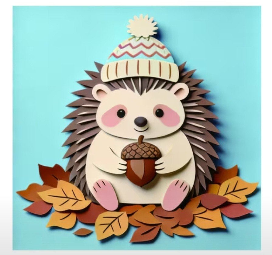 Nieuw  snijmal Egeltje  Herfst, Ophalen of Verzenden, Nieuw, Patroon