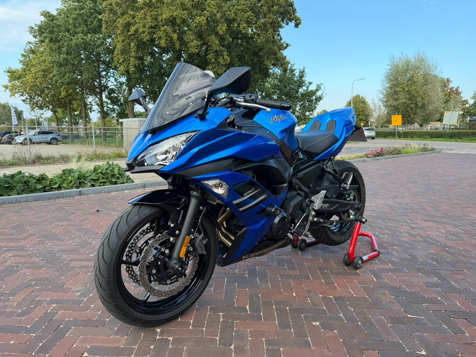 Kawasaki Ninja 650 | 2018 | Blauw | A2 (35 kW) | Full Option, Motoren, 2 cilinders, ABS, Gebruikt, Super Sport