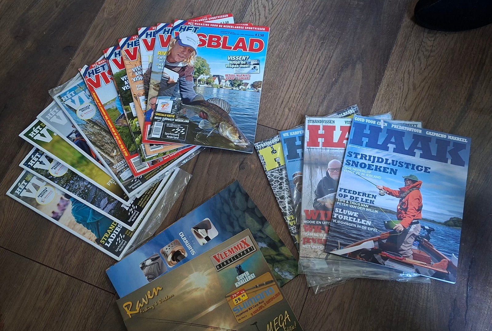 aantal visbladen Hét visblad en HAAK, Watersport en Boten, Ophalen