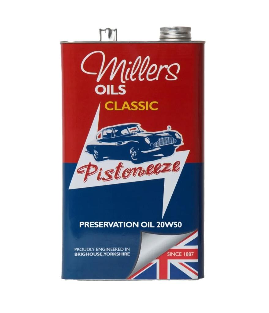 Millers Motorolie Classic 20w50 5 liter, Ophalen of Verzenden