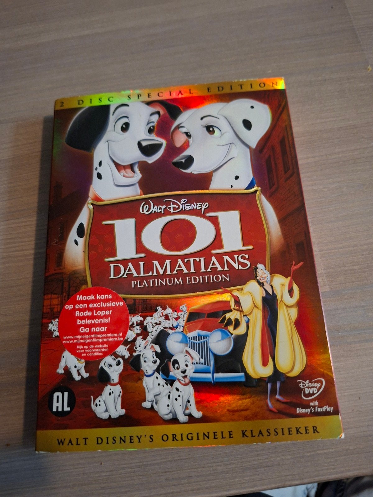 101 Dalmatiërs Platinum Edition DVD - Disney Klassieker, Ophalen, Bonusmateriaal, Animatie, Alle leeftijden