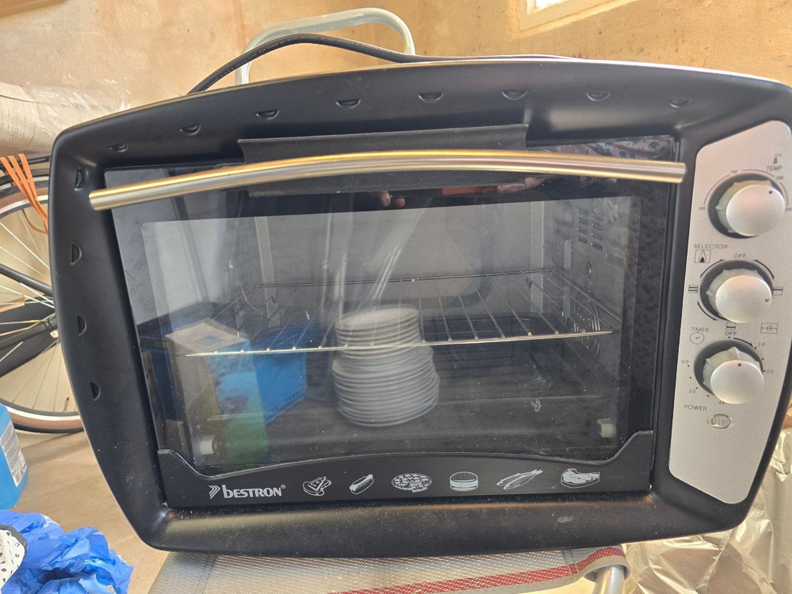 Bestron Mini-oven - Compact en Handig, Witgoed en Apparatuur, Ovens, Gebruikt, Vrijstaand, Mini-oven, Overige merken, Minder dan 45 cm
