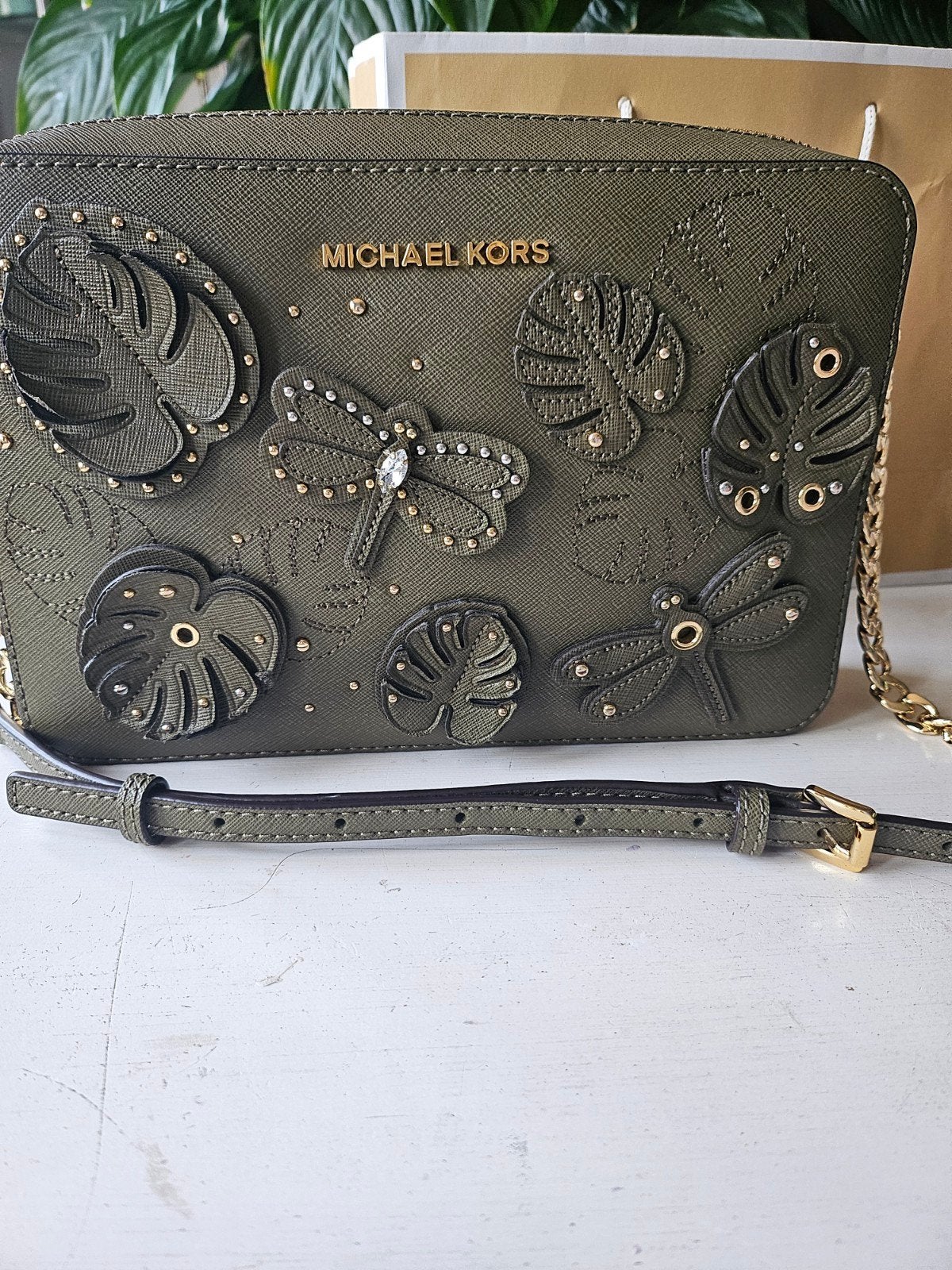 Michael Kors Crossbody tas, Overige merken, Gebruikt, Verzenden, Leer