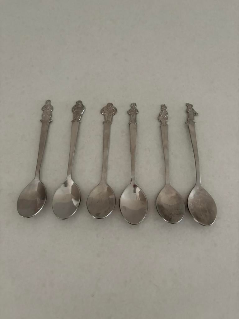 Suske en Wiske theelepels – complete set – collectors item!, Ophalen of Verzenden, Suske en Wiske, Gebruiksvoorwerp