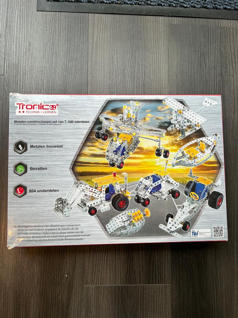 Tronico Metaal Constructiespeelgoed - 7 modellen, Ophalen, Gebruikt, Bouwen
