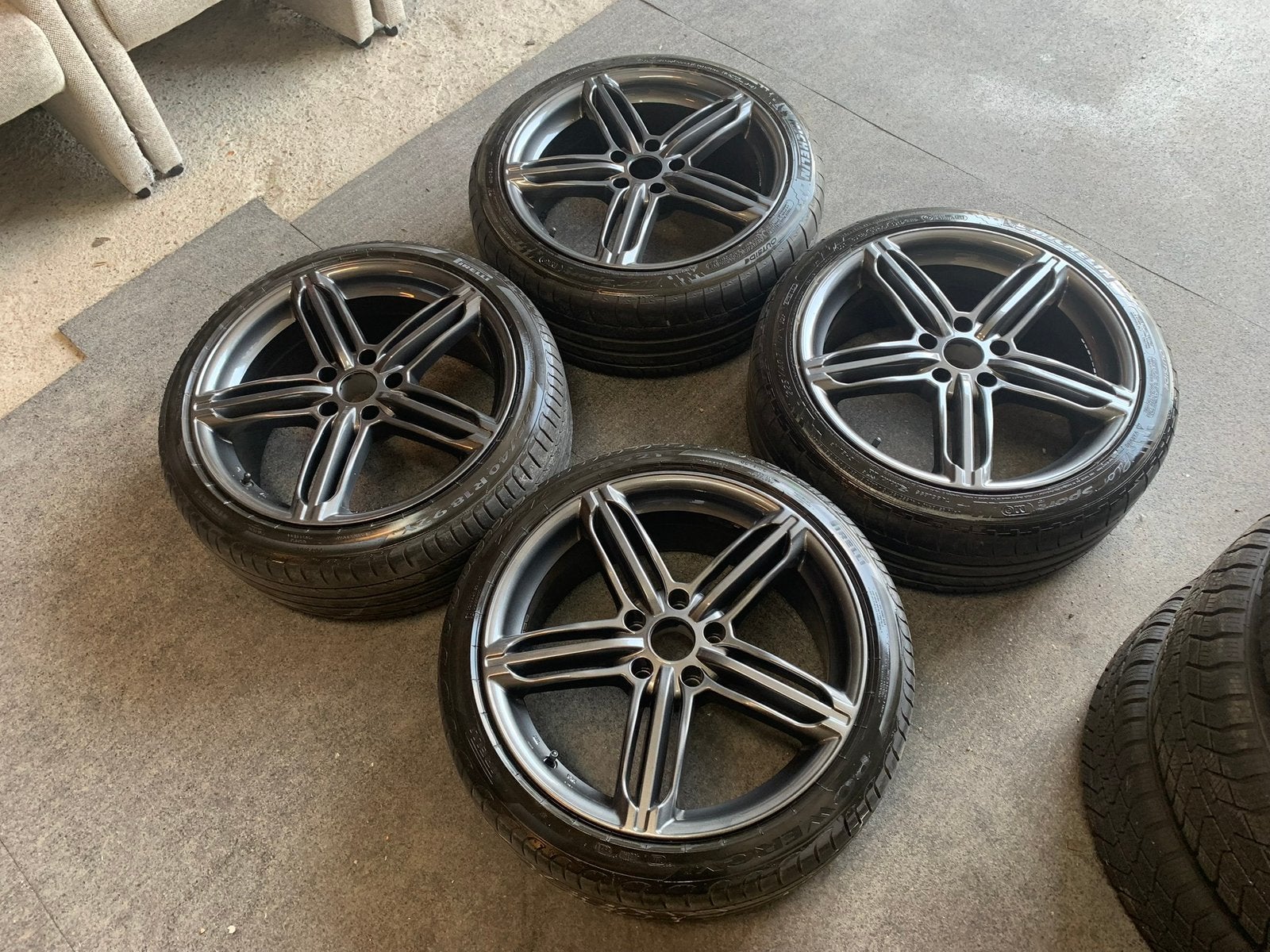 18 inch mooie Audi set ! 5x112, Ophalen, 18 inch, Banden en Velgen, Zomerbanden