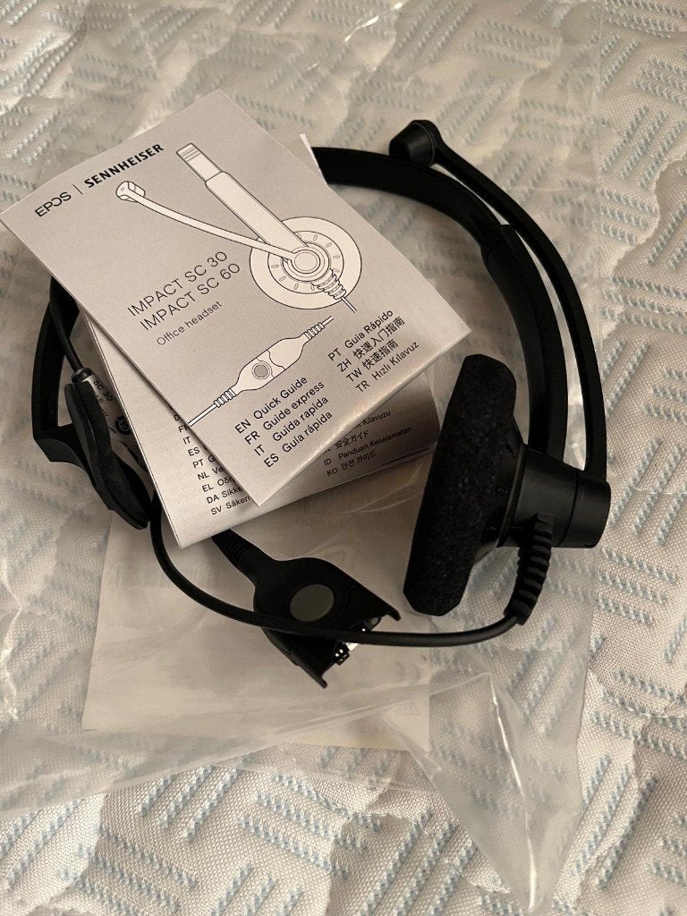 NIEUW Epos impact SC 30 Sennheiser headset, Computers en Software, Ophalen, Nieuw, Epos, Inklapbare microfoon
