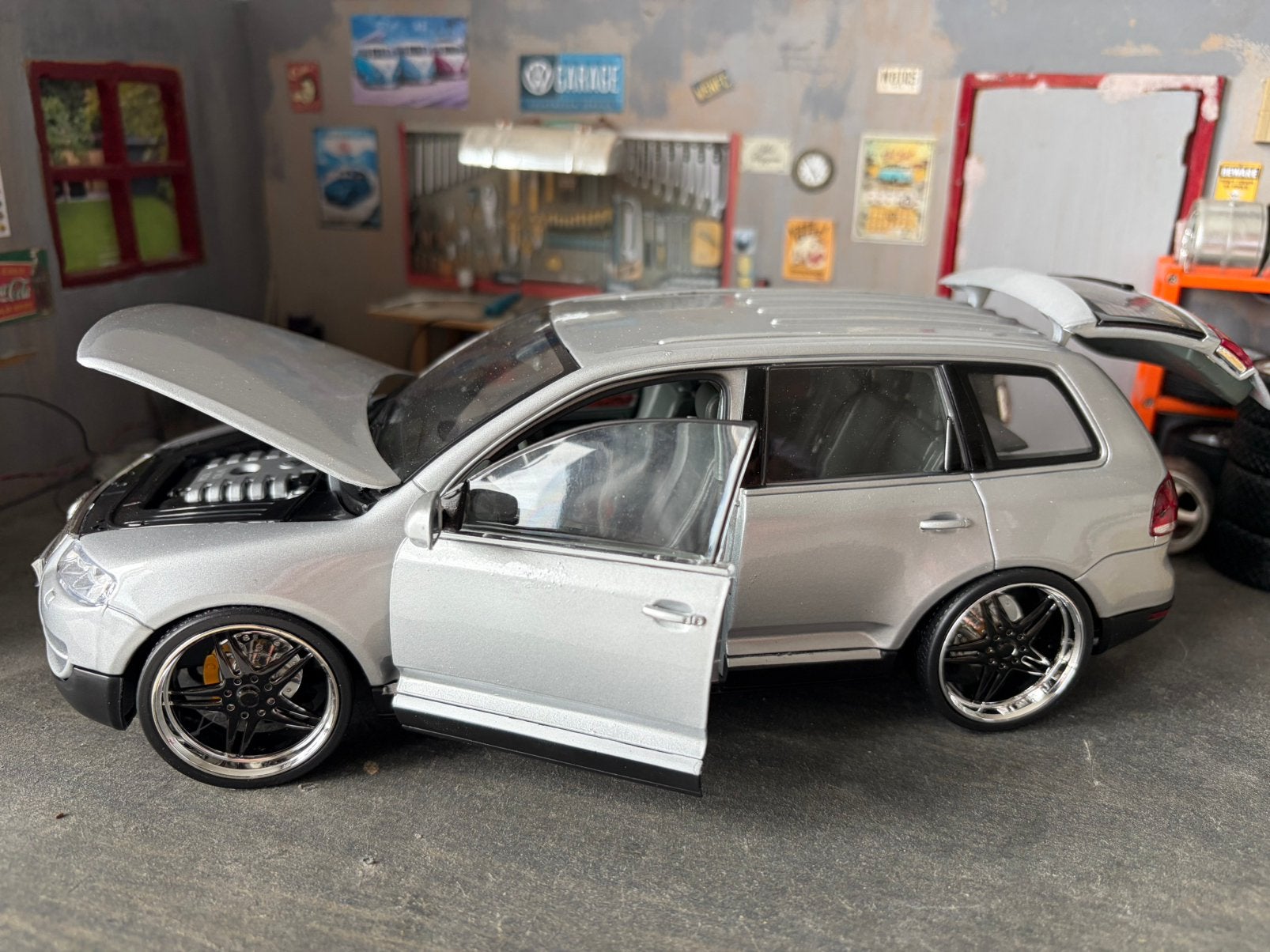 Volkswagen touareg, Hobby en Vrije tijd, Ophalen of Verzenden, Zo goed als nieuw, Welly