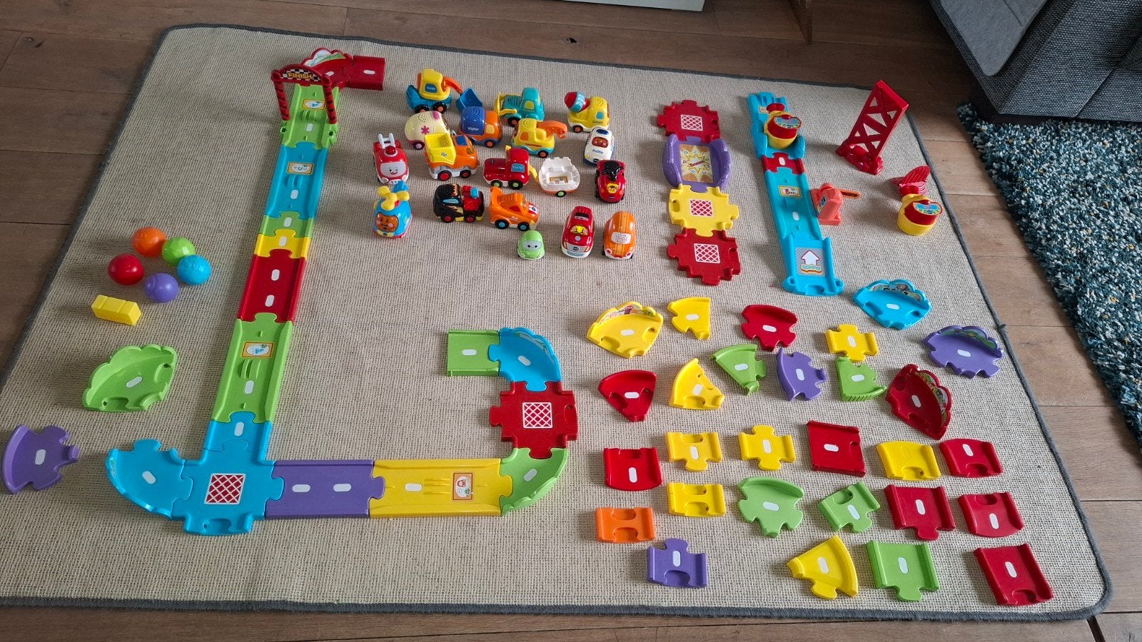 VTech Toet Toet Auto's Grote Set, Ophalen of Verzenden, Gebruikt