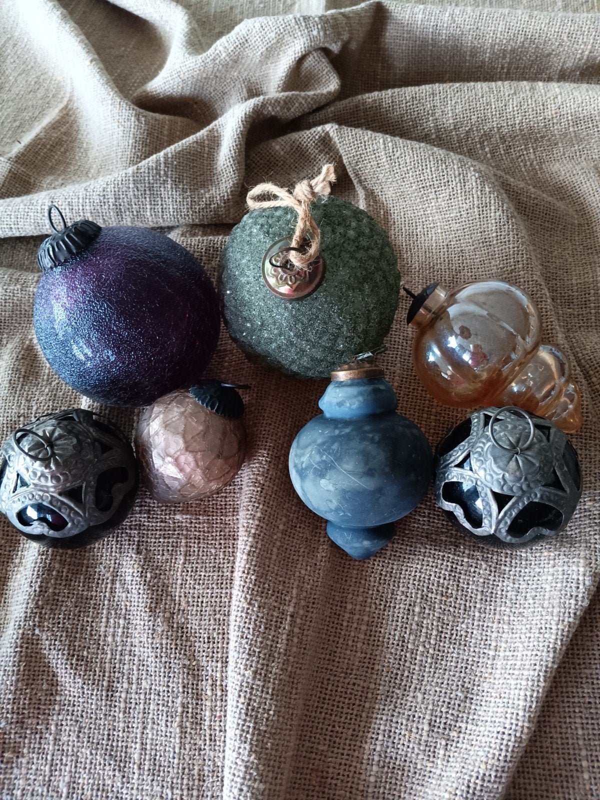 brocante kerstballen, Ophalen of Verzenden