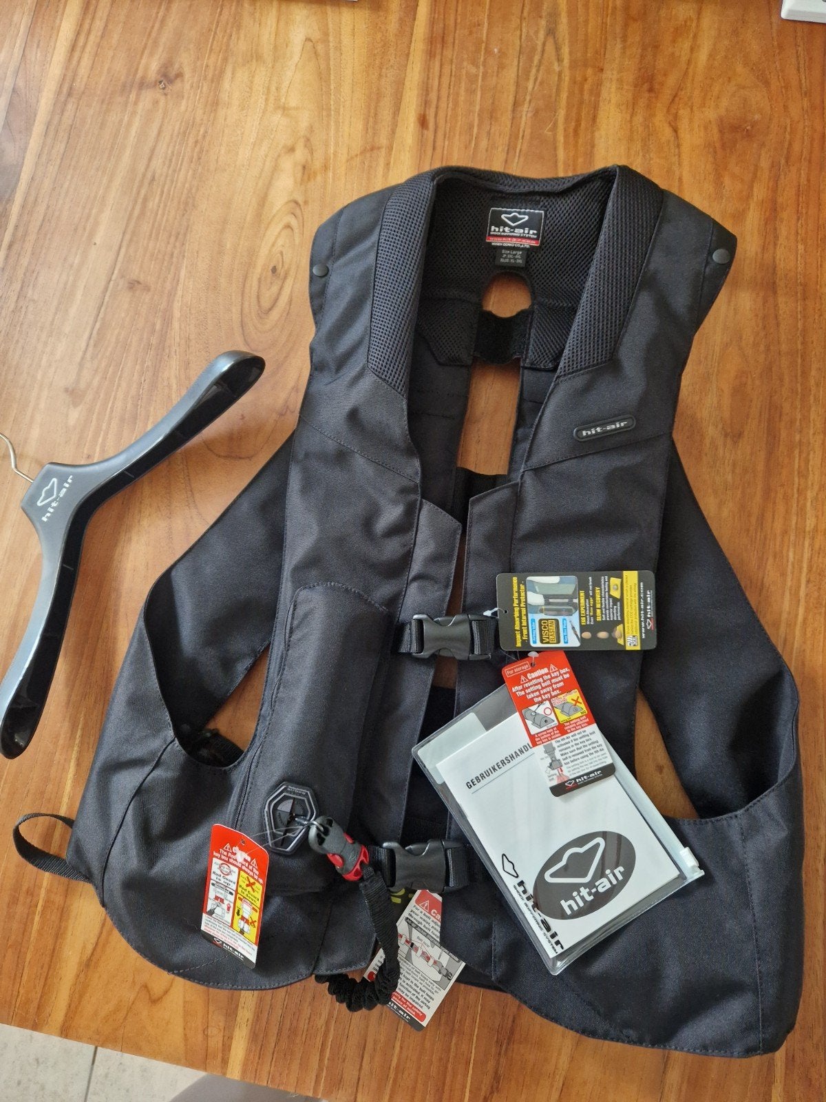 Hit Air bodyprotector voor paardrijden voor volwassenen., Dieren en Toebehoren, Paardrijkleding, Ophalen of Verzenden, Nieuw, Zwart