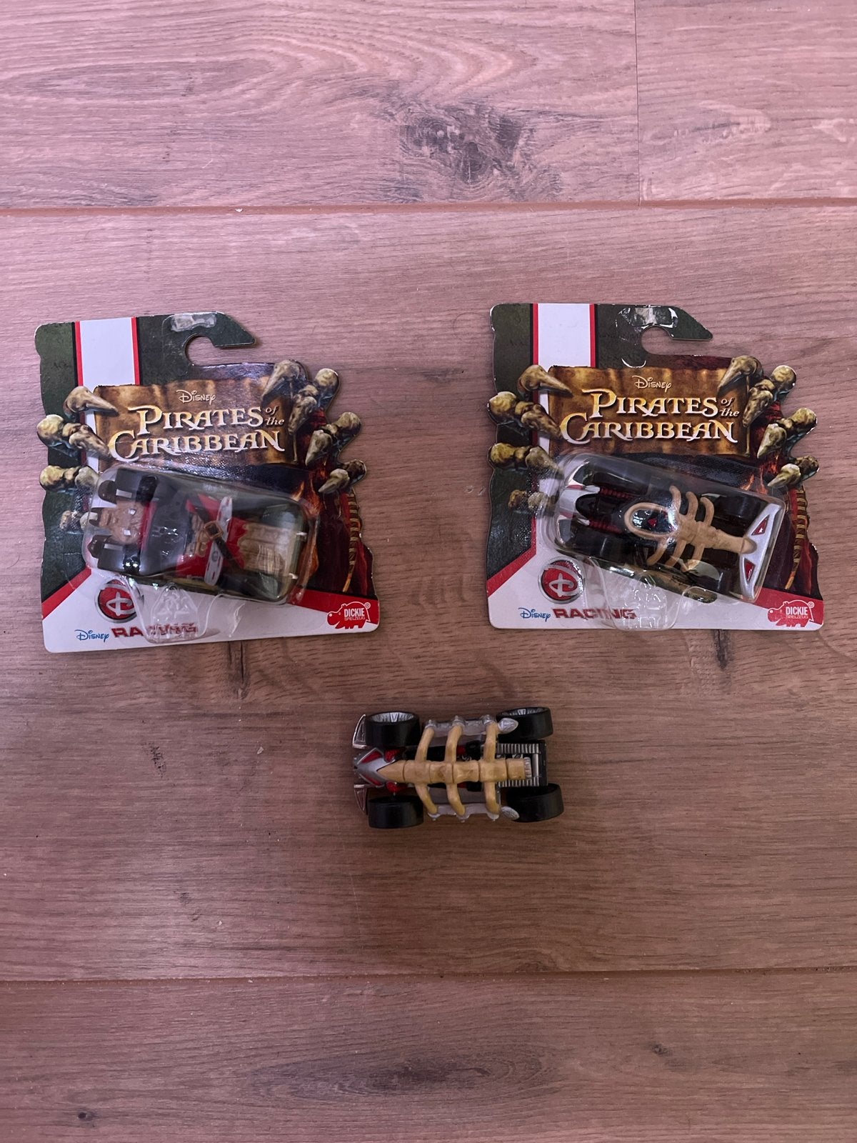 Disney Pirates of the Caribbean raceauto's (3 stuks), Ophalen of Verzenden, Zo goed als nieuw