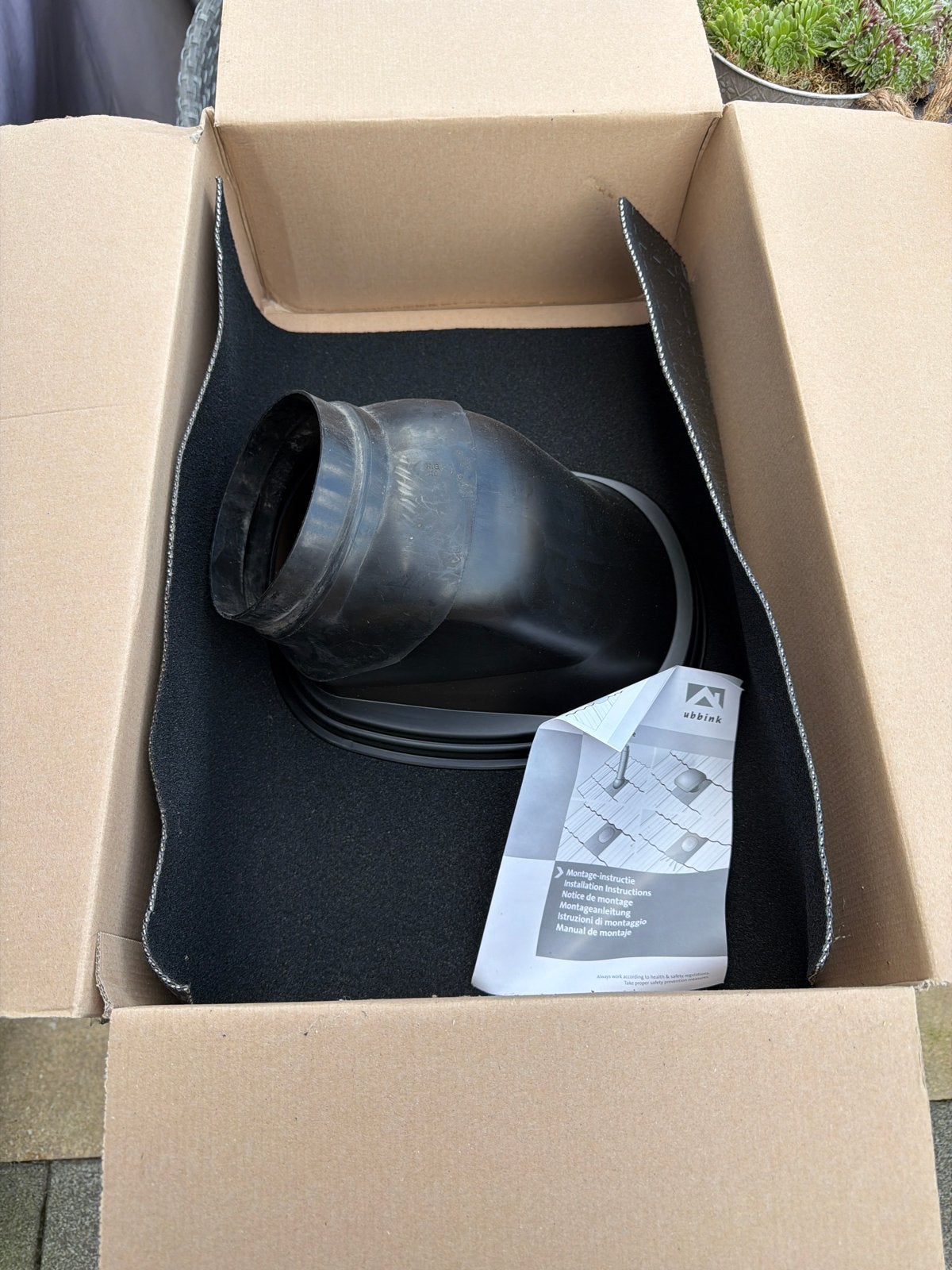 Ubifex Ventilatiekanaal/Afvoerbuis - Nieuw in doos, Ophalen of Verzenden, Nieuw, Ventilator en Afzuiger