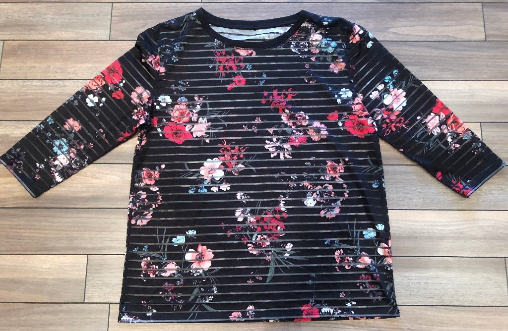 voile top (XL), Zwart, Maat 46/48 (XL) of groter, Ophalen of Verzenden, Zo goed als nieuw