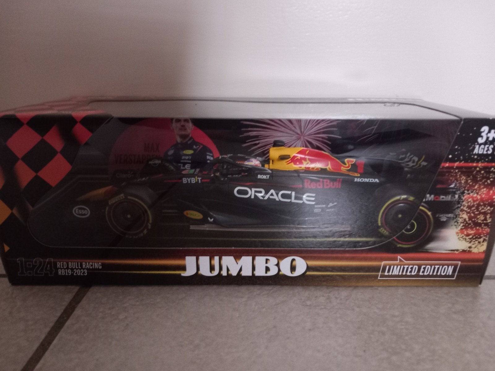 Max Verstappen auto Jumbo RB 19 2023, Ophalen of Verzenden, Nieuw, Auto, Bburago