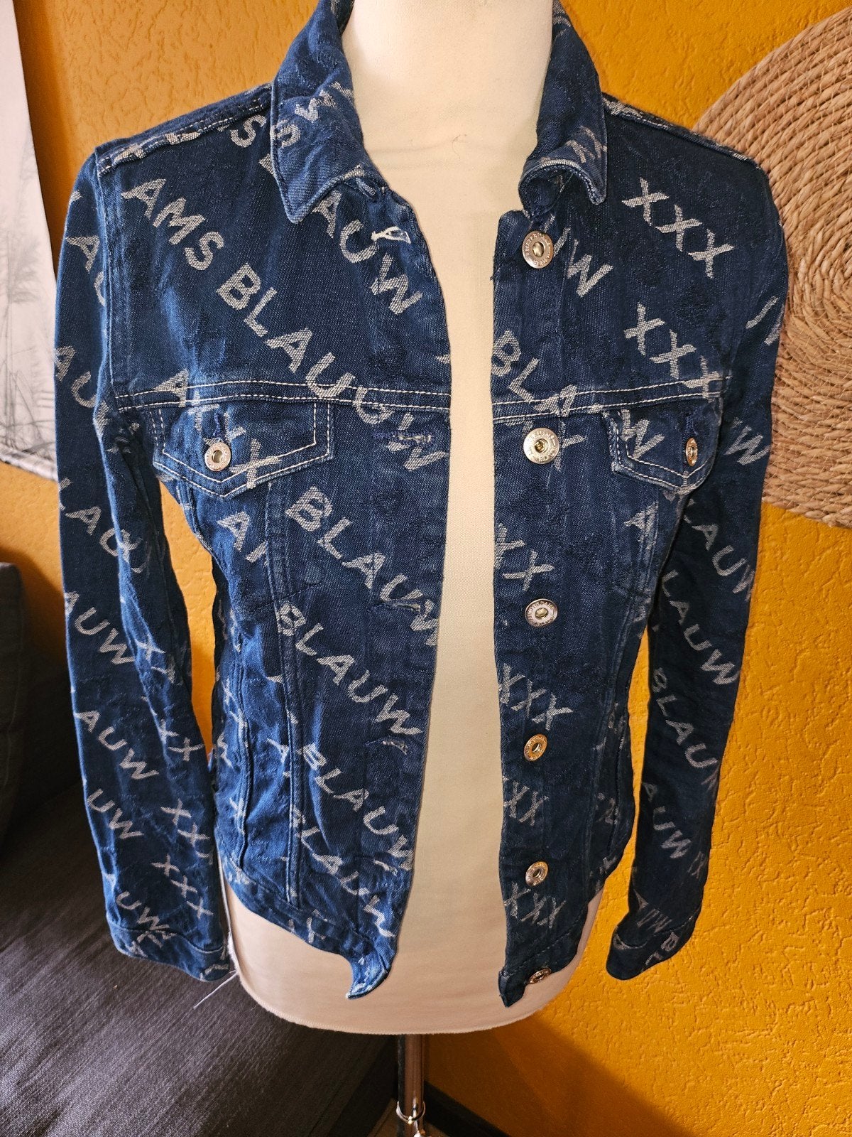 Scotch & Soda spijkerjas maat xs, Ophalen of Verzenden, Zo goed als nieuw, Maat 34 (XS) of kleiner, Blauw