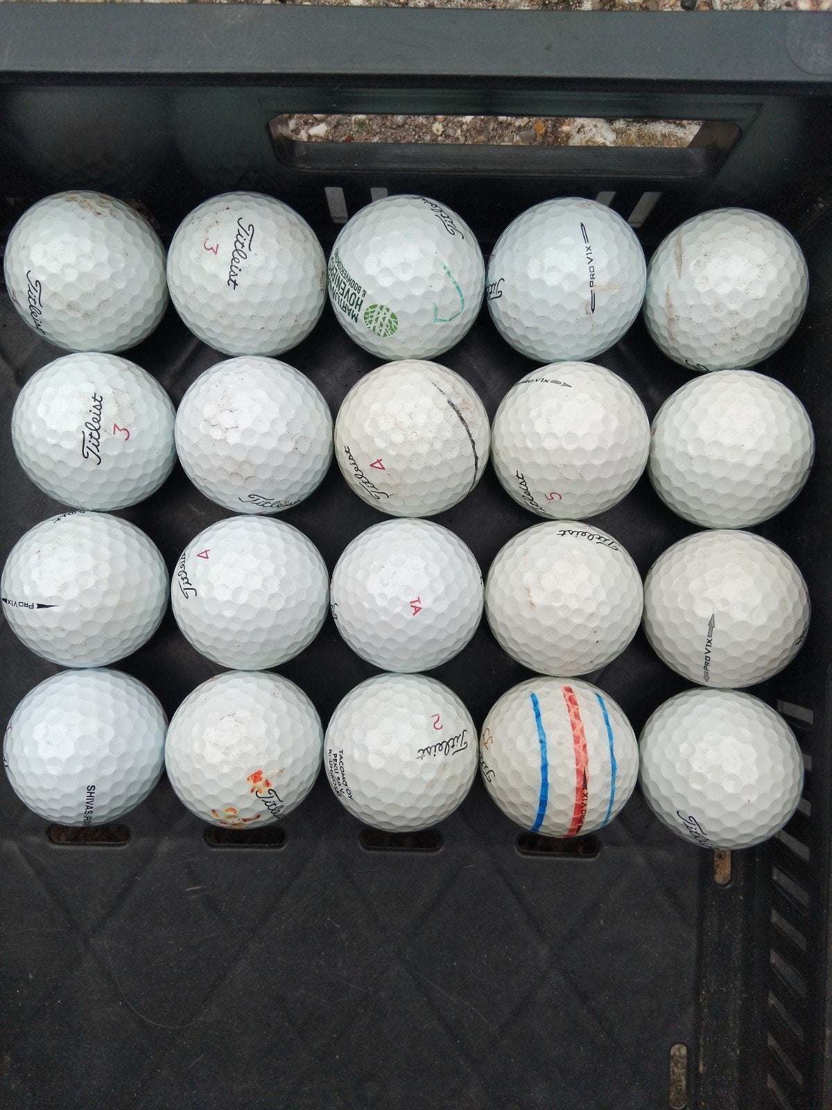 Golfballen Titleist ProV1, Ophalen of Verzenden, Gebruikt, Bal(len)