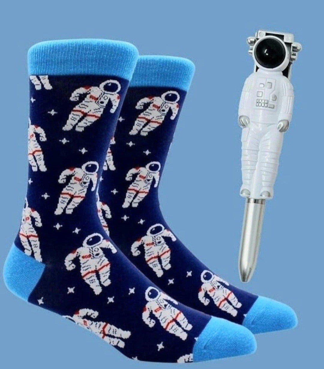 ASTRONAUT SOKKEN + ASTRONAUT (PEN) IN TWEE VARIANTEN, Ophalen of Verzenden, Nieuw