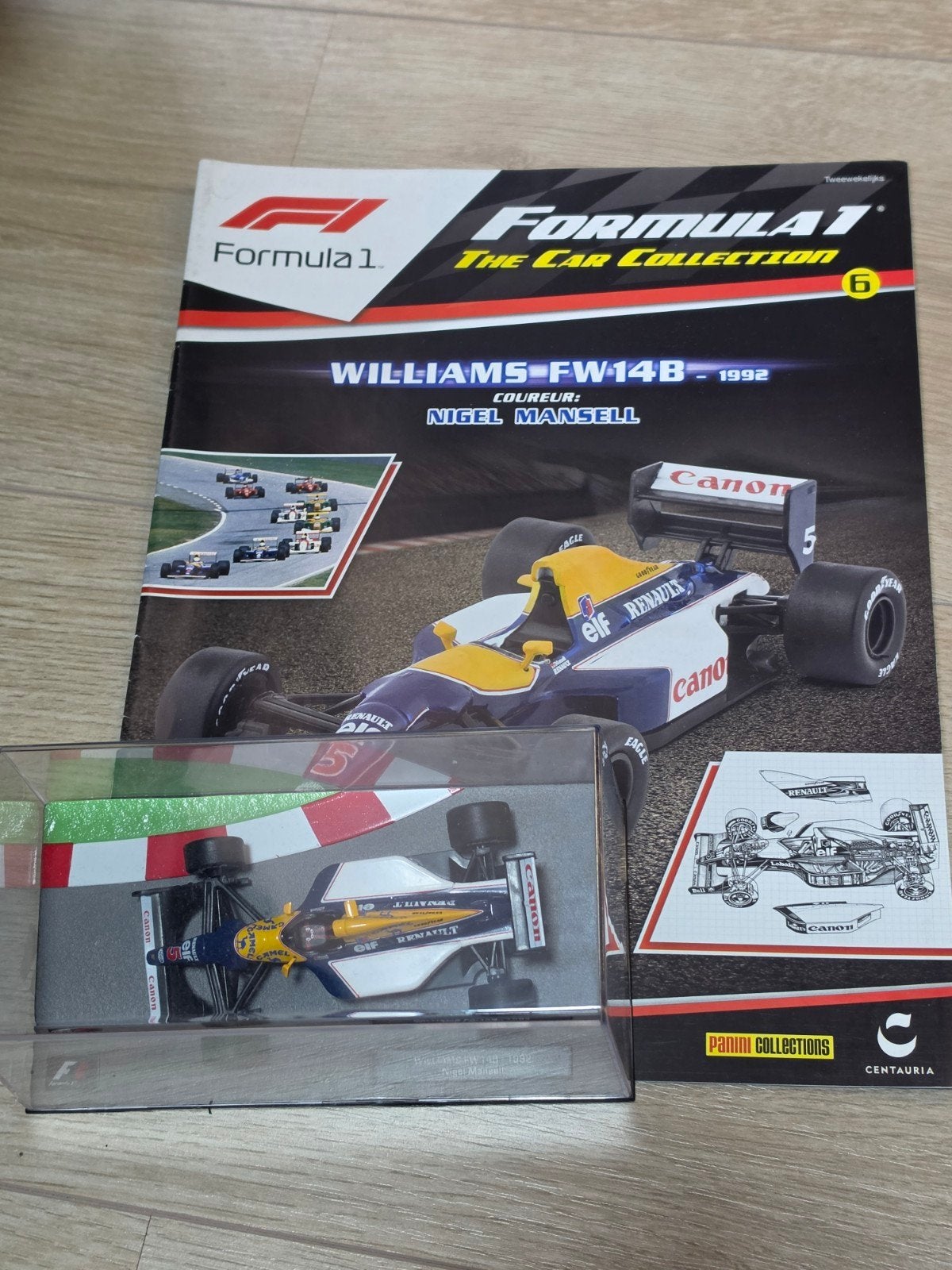 Williams-FW14B 1992 Nigel Mansell F1 modelauto, Hobby en Vrije tijd, Modelauto's | 1:43, Ophalen of Verzenden, Zo goed als nieuw