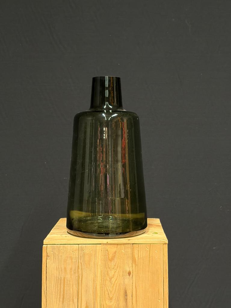 Partij van 5 Smoke Zwarte Vazen - Vase the World, Ophalen, Zwart, Minder dan 50 cm, Glas