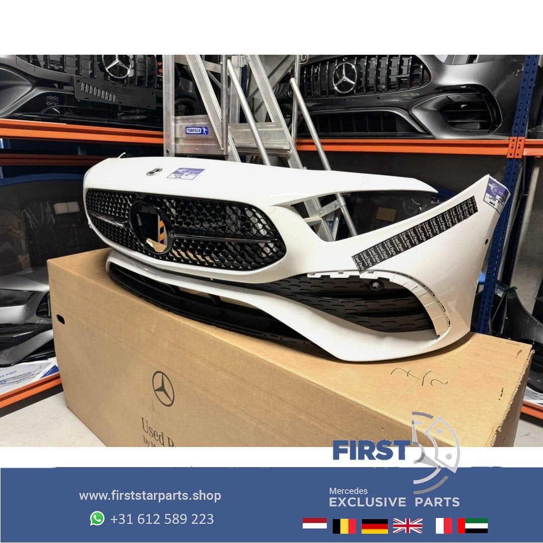 W177 FACELIFT BUMPER AMG A1778858705 VOORBUMPER COMPLEET 202, Gebruikt, -, Voor, Ophalen of Verzenden