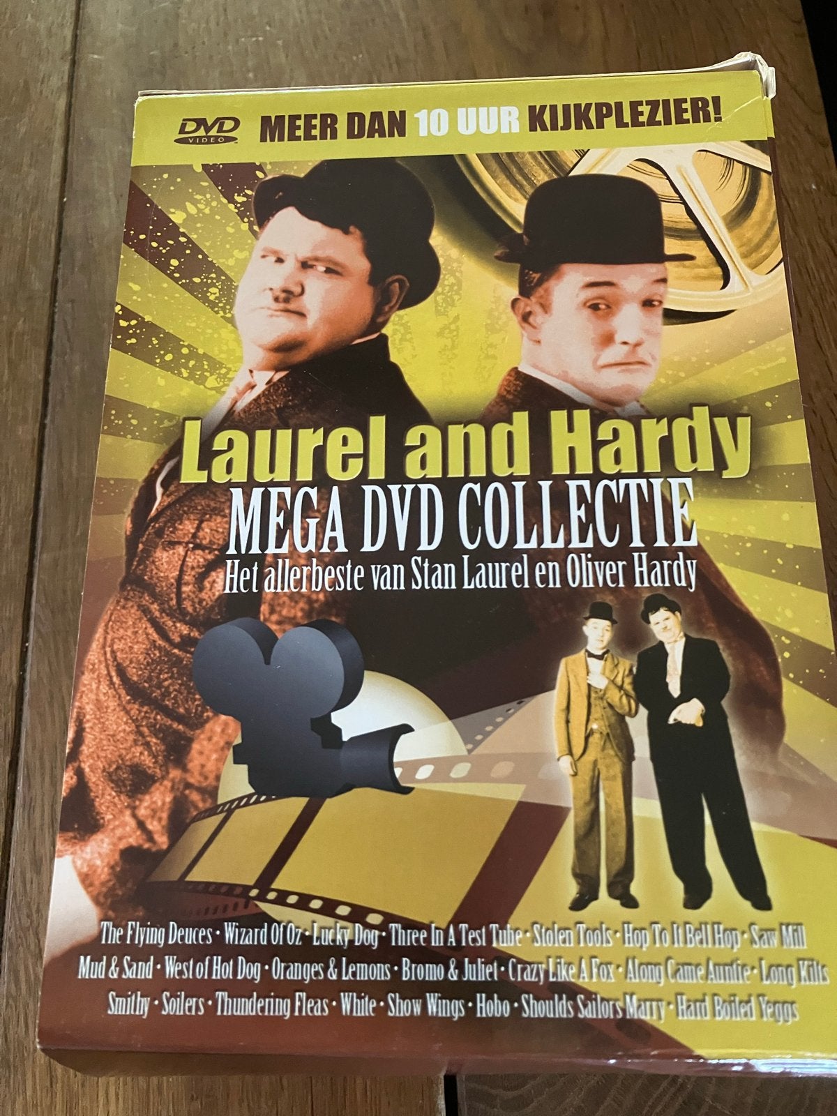 Laurel and Hardy Mega DVD Collectie - Meer dan 10 uur kijkpl, Alle leeftijden, Ophalen of Verzenden, Zo goed als nieuw