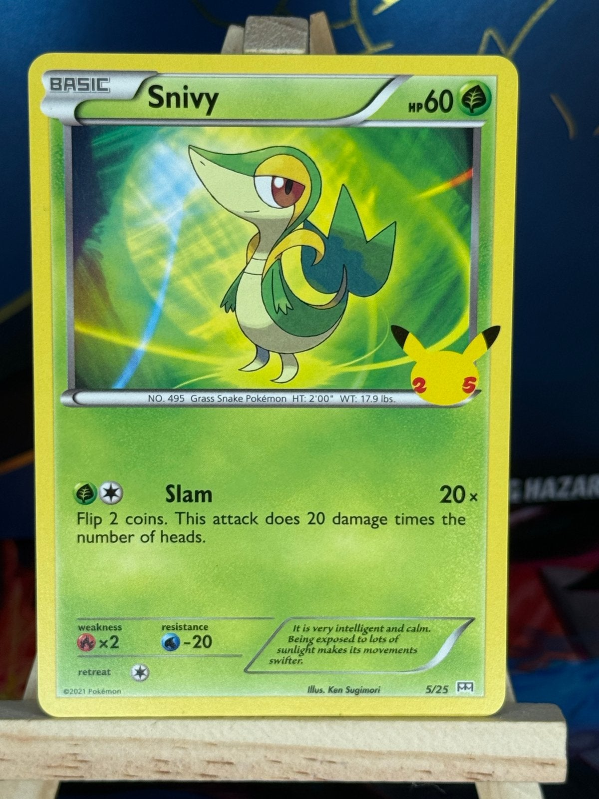 Snivy #5 | Pokemon McDonalds 2021, Ophalen of Verzenden, Zo goed als nieuw, Losse kaart