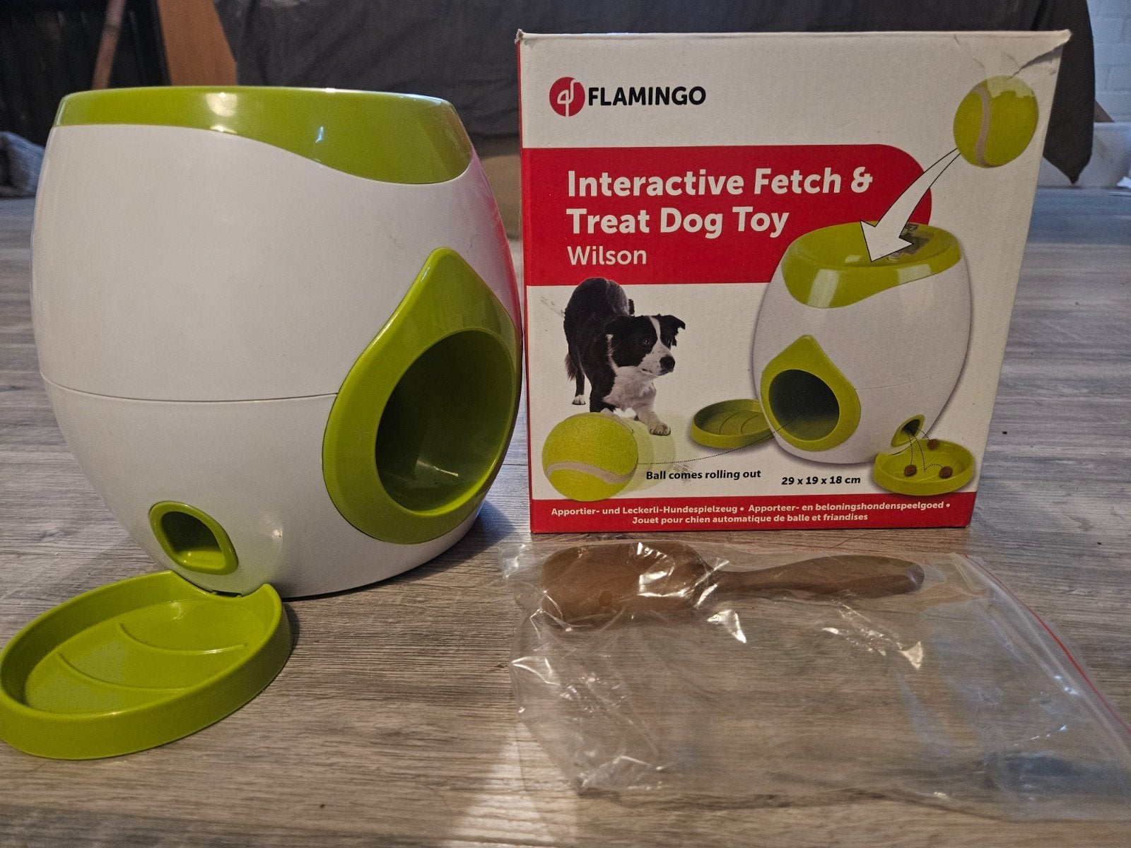 flamingo fetch & treat dog Toy speelgoed hond, Ophalen of Verzenden