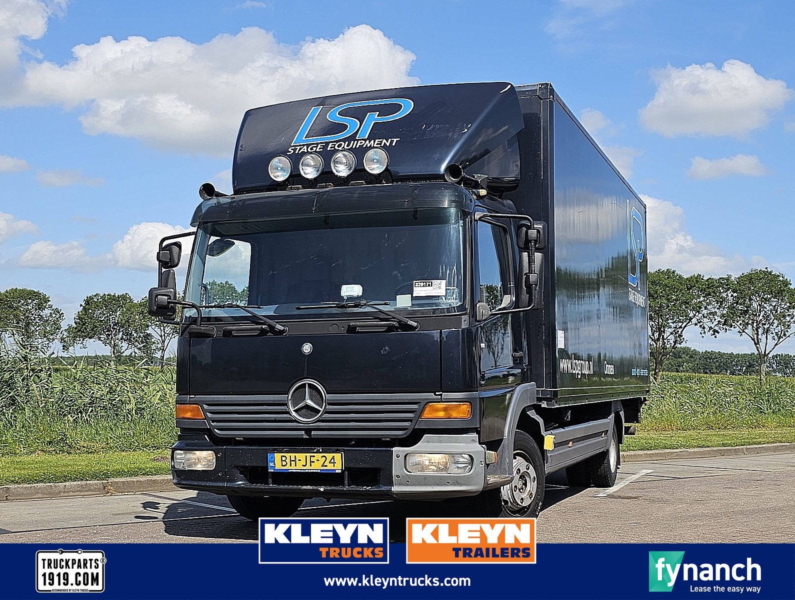 MERCEDES-BENZ ATEGO 815 euro 2 nl-truck, 150 pk, Zwart, Mercedes-Benz, Bedrijf