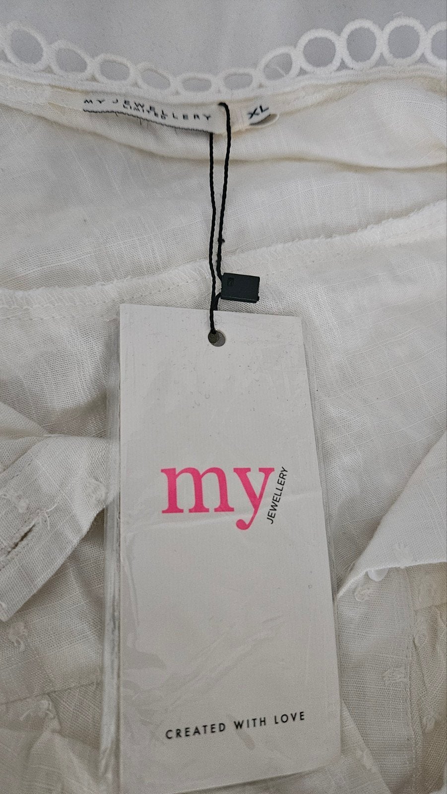 My Jewellery blouse met opengewerkte details - XL, Ophalen