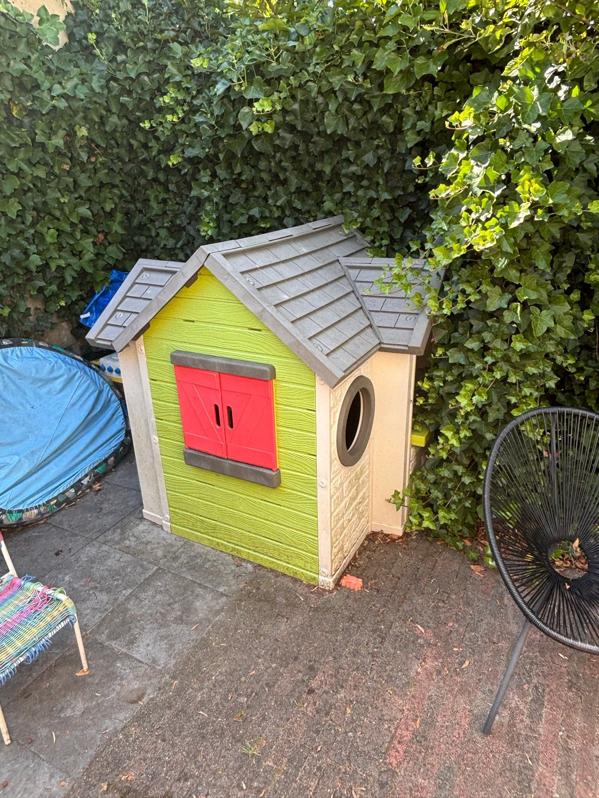 Smoby My House speelhuisje met luikjes en werkende deurbel, Ophalen, Gebruikt, Kunststof