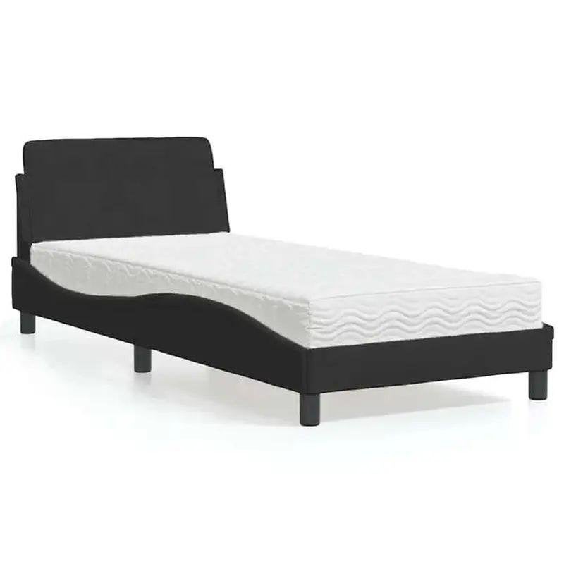 1 persoons bed met matras, Huis en Inrichting, Slaapkamer | Bedden, Ophalen, Eenpersoons, Zo goed als nieuw, 80 cm
