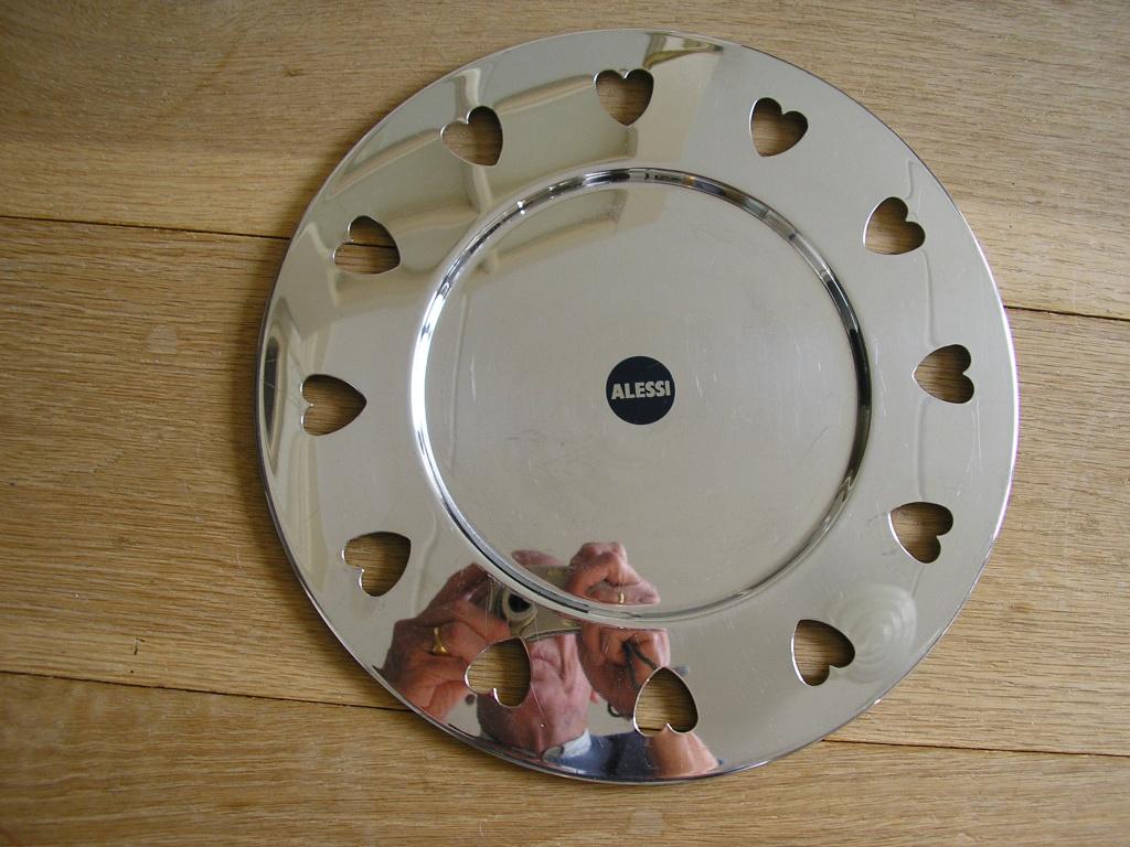 Alessi onderbord., Overige materialen, Gebruikt, Ophalen of Verzenden, Overige stijlen