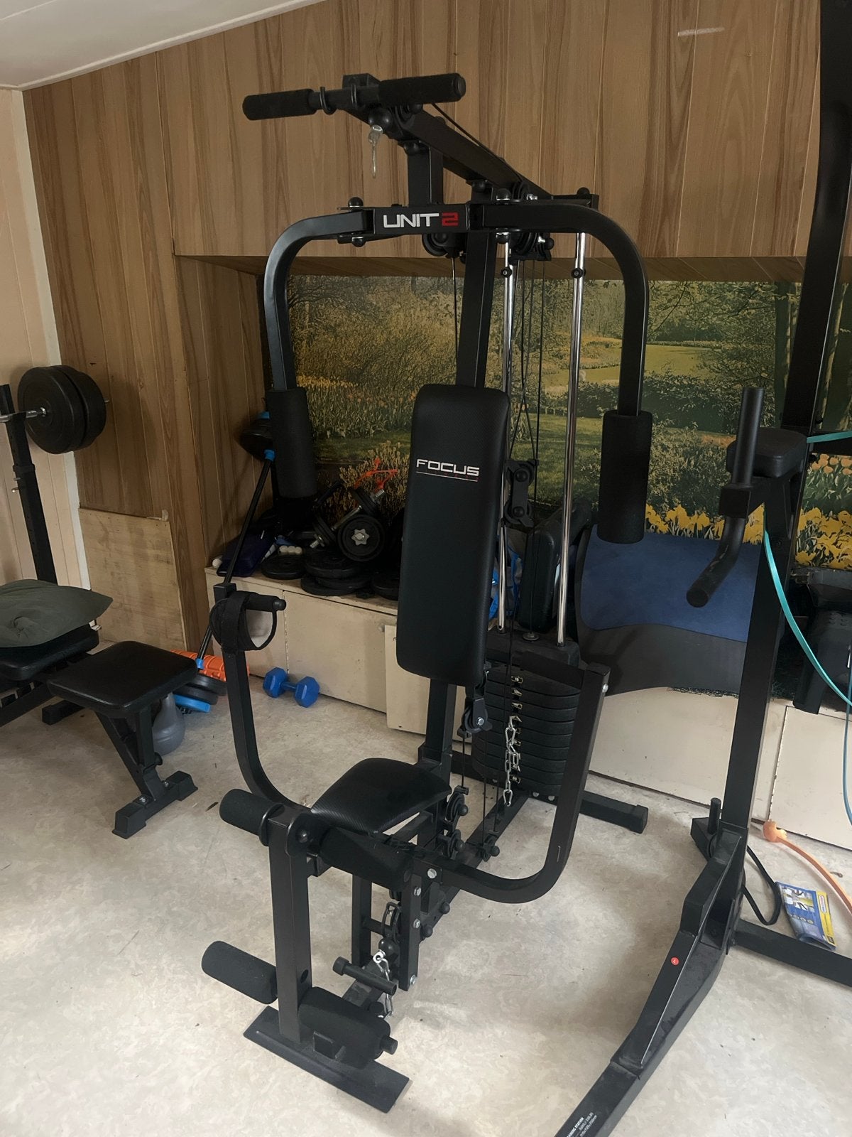 Focus Unit 2 Home Gym - tot 50 KG, demontabel zitvlak, Ophalen, Gebruikt, Armen, Overige typen