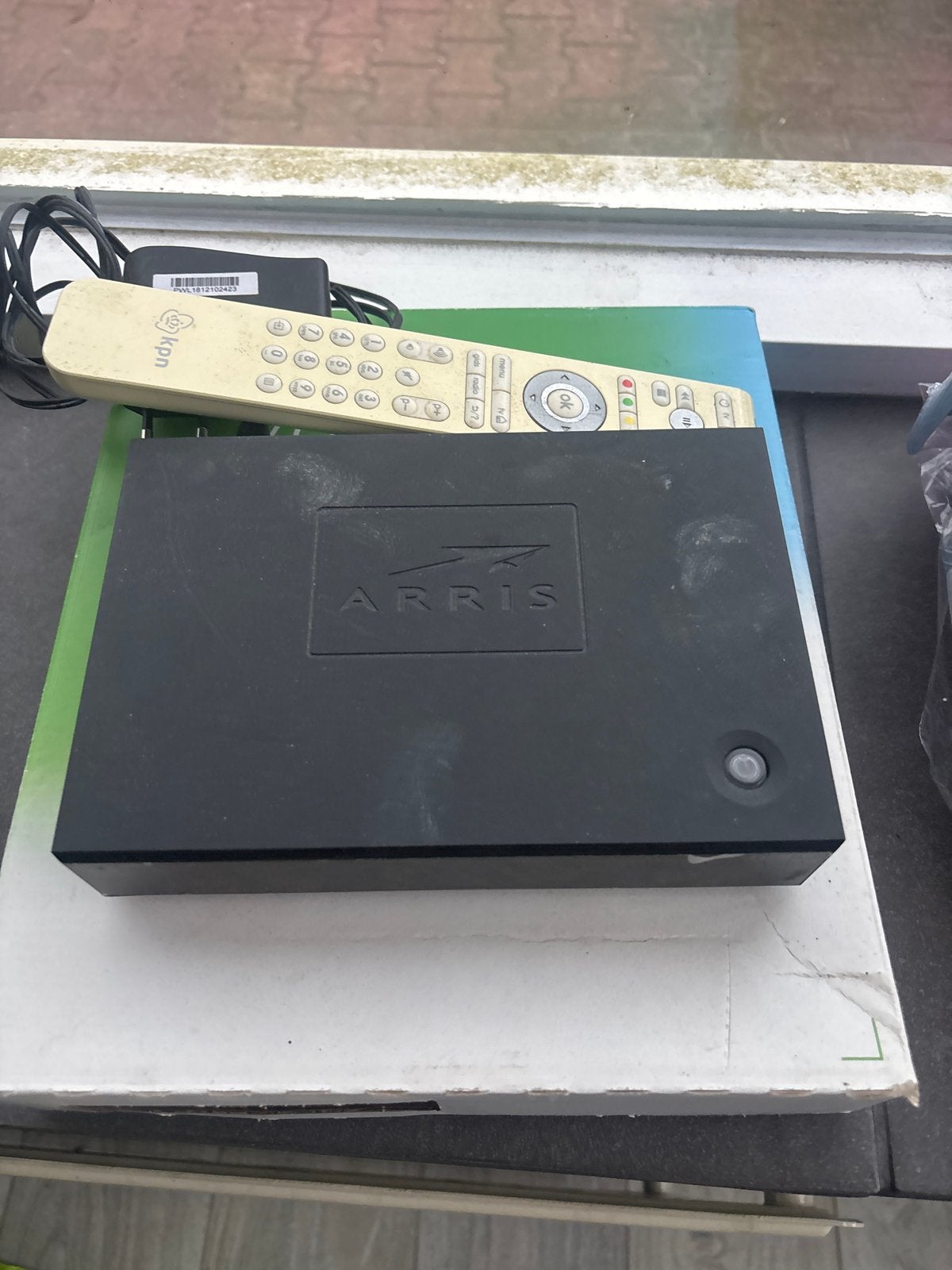 Arris KPN TV Decoder met Afstandsbediening, Ophalen of Verzenden, Gebruikt, Decoder