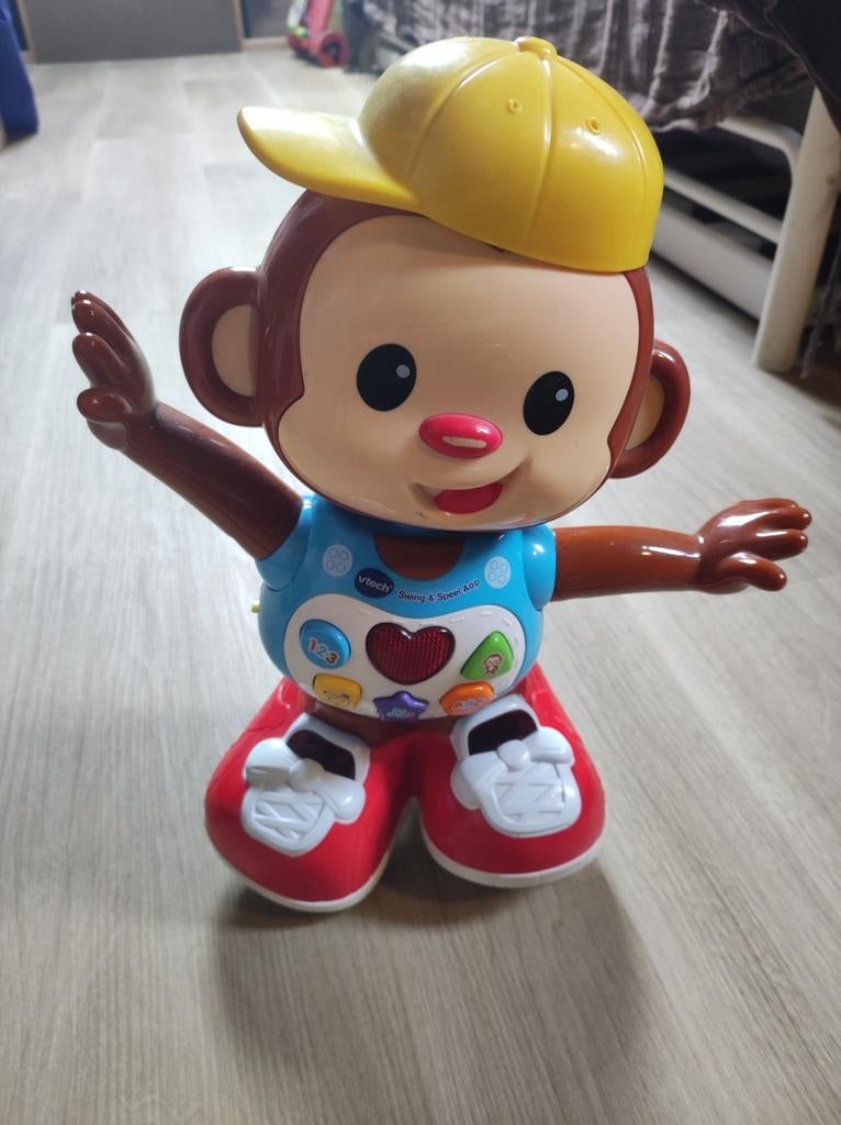 Vtech Swing & Speel Aap, Kinderen en Baby's, Speelgoed | Vtech, Ophalen of Verzenden, Gebruikt, 6 maanden tot 2 jaar