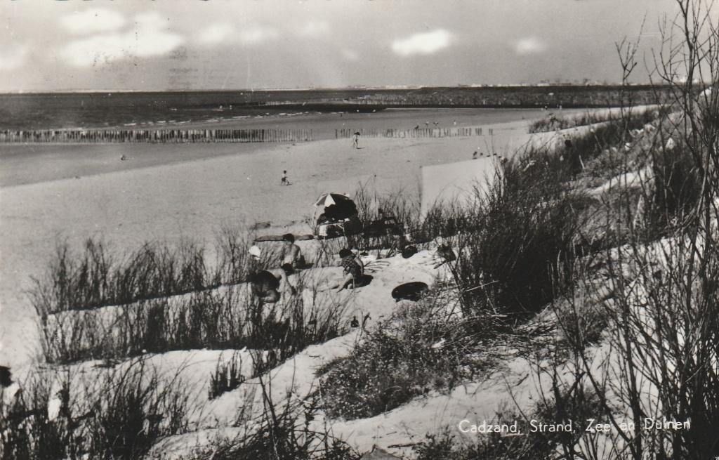 CADZAND Strand Zee en Duinen, Verzenden, 1940 tot 1960, Gelopen, Zeeland