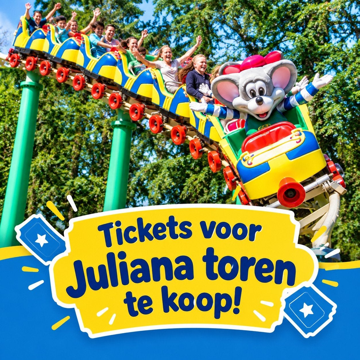 te koop 2 entreekaarten julianatoren