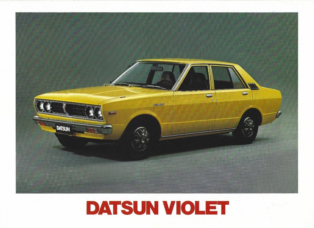 Brochure Datsun Violet 1978, Ophalen of Verzenden, Gelezen, Overige merken
