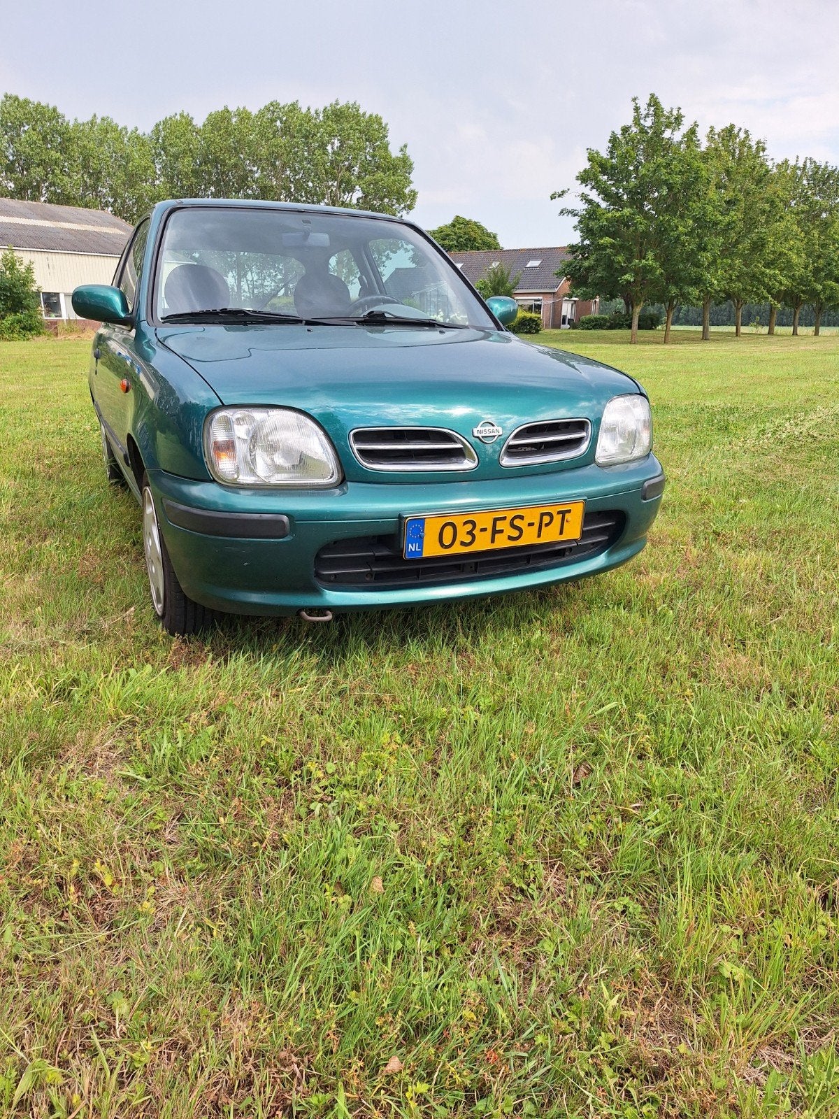 Nissan Micra 1.4 60KW 3D N-cvt 2000 Groen, 74 pk, 31 €/maand, 4 cilinders, 855 kg