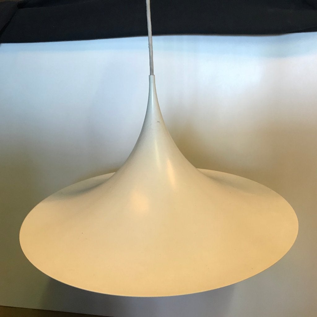 Mini Fog & Morup Deens vintage heksenhoed lamp wit retro, Ophalen of Verzenden, Nvt, Nvt, Nvt