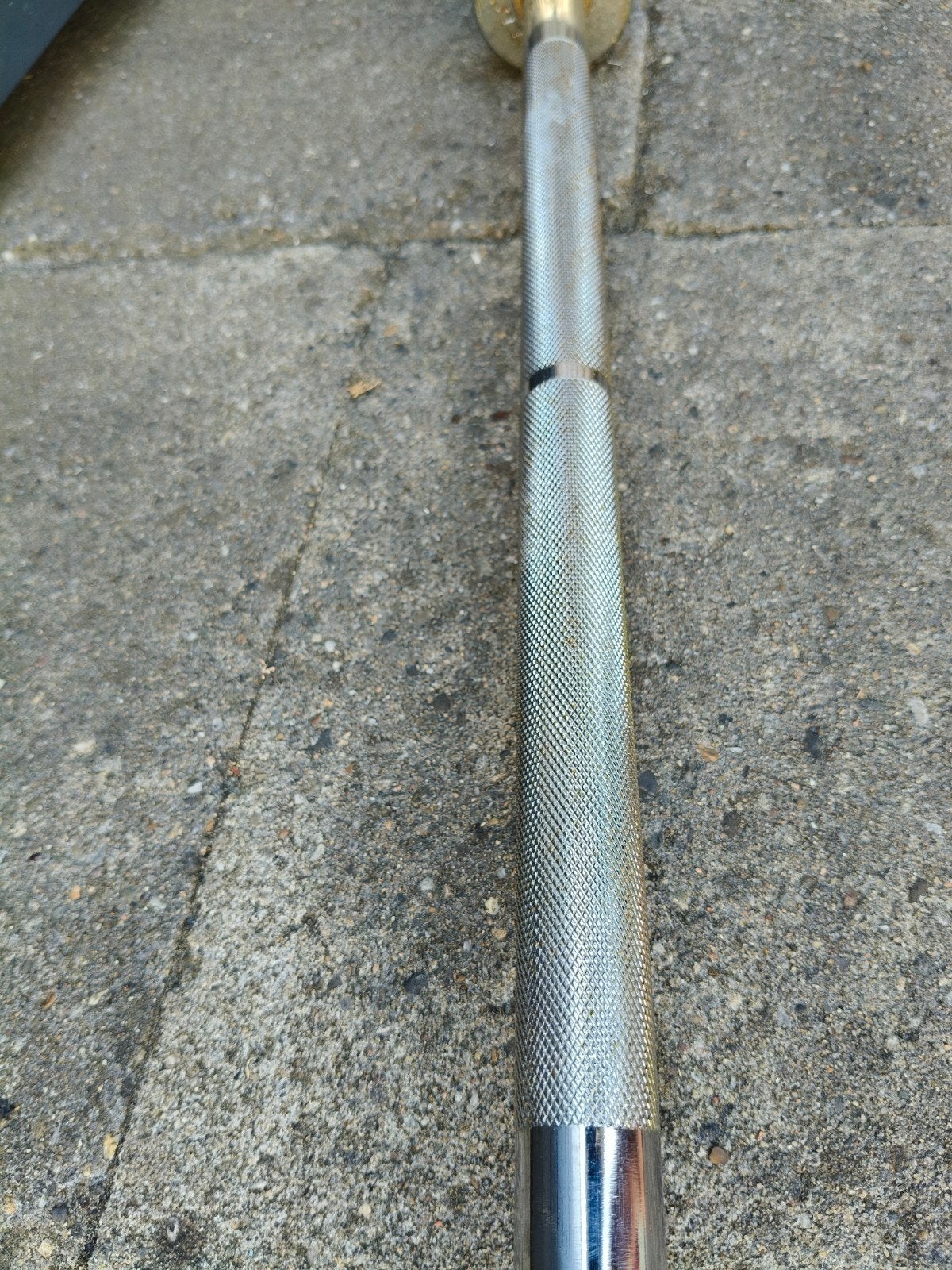 15kg barbell + schijven, Ophalen, Gebruikt, Benen, Dumbbell
