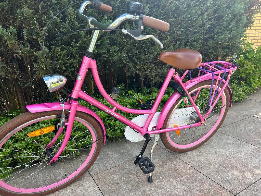 Meisjesfiets 24 inch, Ophalen, Terugtraprem, Versnellingen, Popal