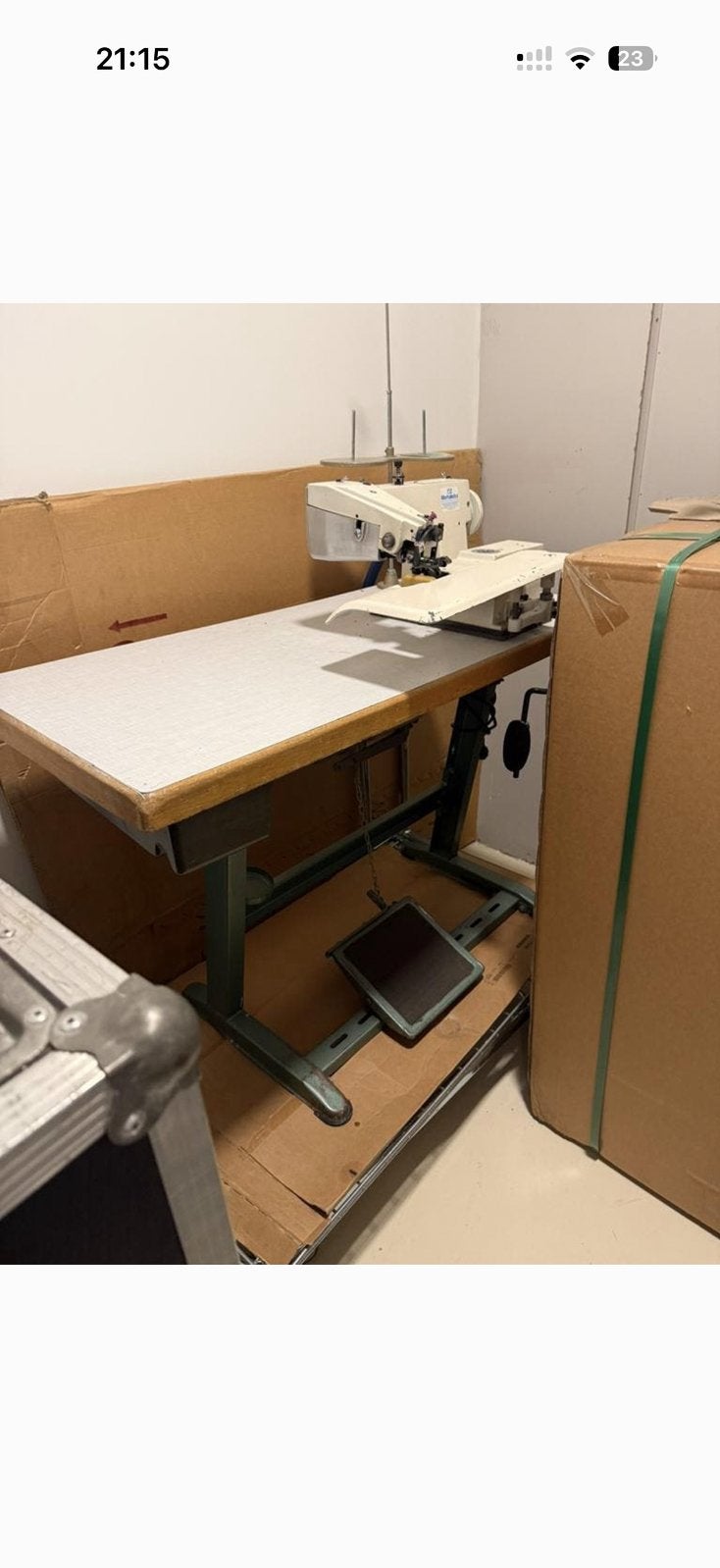 Industriële blindzoom / blindstitch naaimachine, Ophalen, Zo goed als nieuw