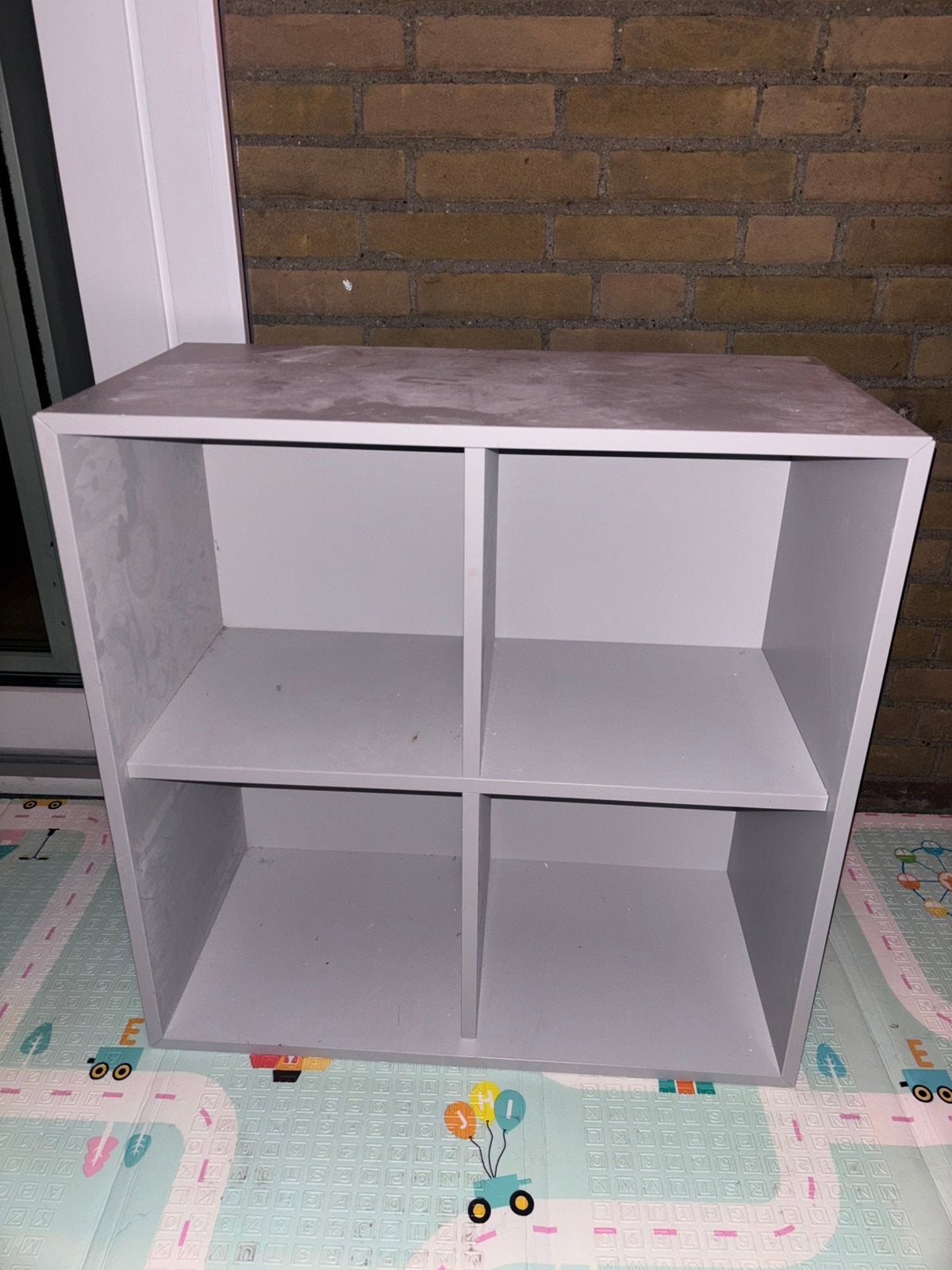 Ikea Kallax | grijs | gebruikt | vakjeskast, Huis en Inrichting, Kasten | Vitrinekasten, Ophalen, Gebruikt, 50 tot 100 cm, Minder dan 100 cm