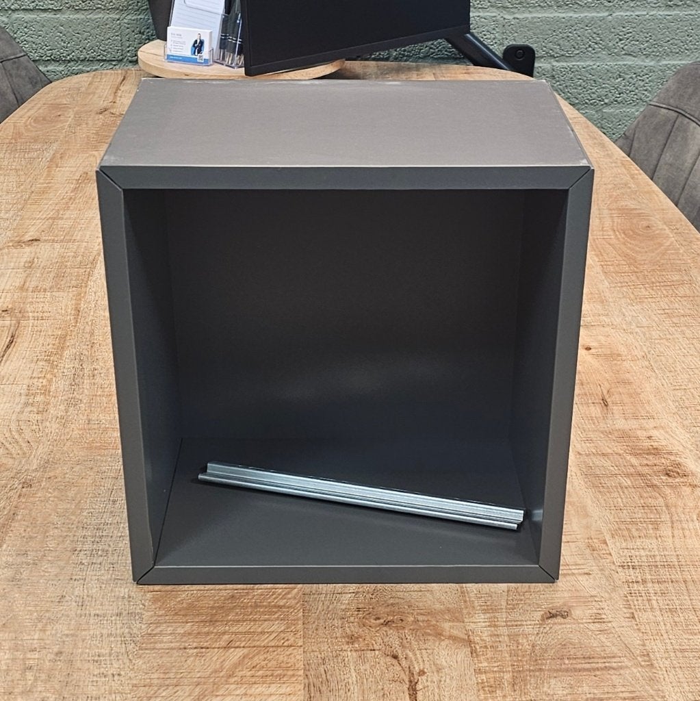 IKEA EKET kast + montagerail – Donkergrijs, Ophalen of Verzenden, Zo goed als nieuw